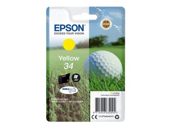 Náplň Epson 34, C13T34644010 žlutá