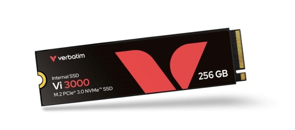 VERBATIM SSD Vi3000 Internal PCIe NVMe M.2 SSD 256GB , W 1300/ R 3300 MB/s
