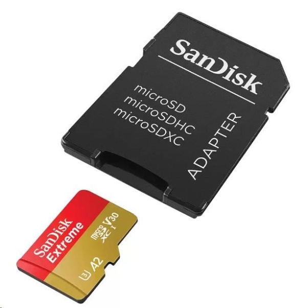 SanDisk Extreme/micro SDXC/512GB/190MBps/UHS-I U3 / Class 10/+ Adaptér