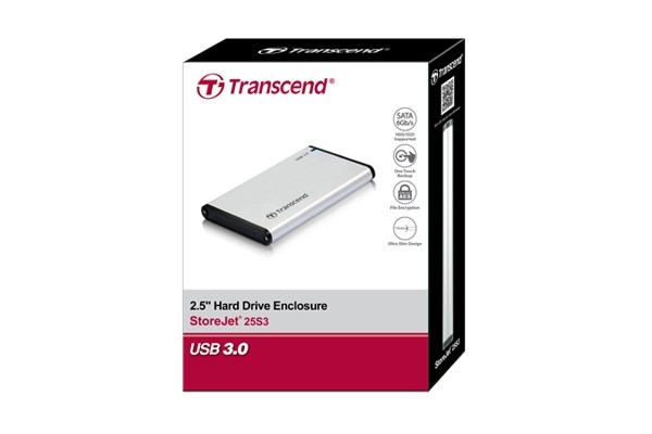 TRANSCEND externí rámeček na HDD StoreJet 2.5 SATA (USB 3.0)