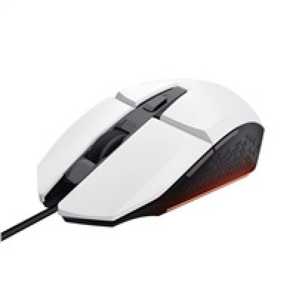 TRUST GXT 109 FELOX/Herní/Optická/Pro praváky/Drátová USB/Bílá