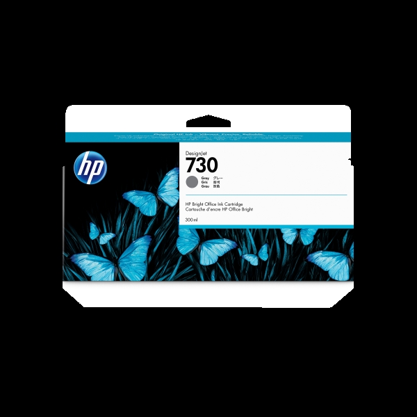 Náplň HP 730, P2V72A šedá (300 ml)