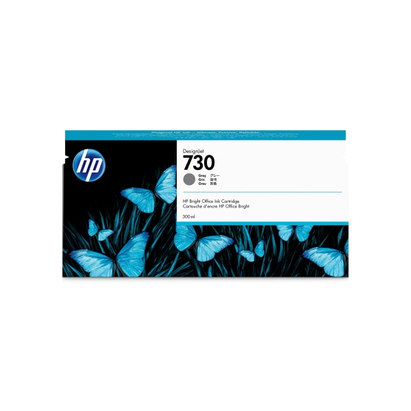 Náplň HP 730, P2V72A šedá (300 ml)