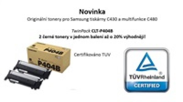 Toner Samsung CLT-P404B SU364A černý