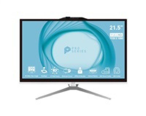 MSI PC AIO PRO AP222T 13M-415XEU, i3-13100, 21.5" FHD, 8GB, 256GB SSD, N/A, No OS, Black?v=1763419203