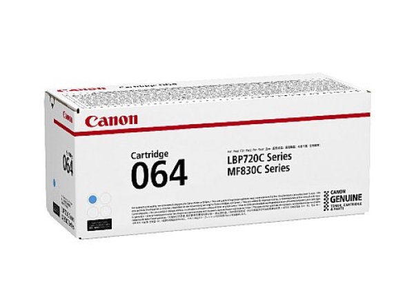 Toner CANON CRG 064C, 4935C001 azurový (5 000 stran)
