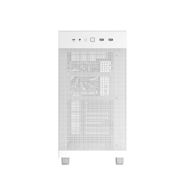ASUS case PRIME AP303 TG WHITE, ATX, průhledná bočnice,1x120mm, bílá