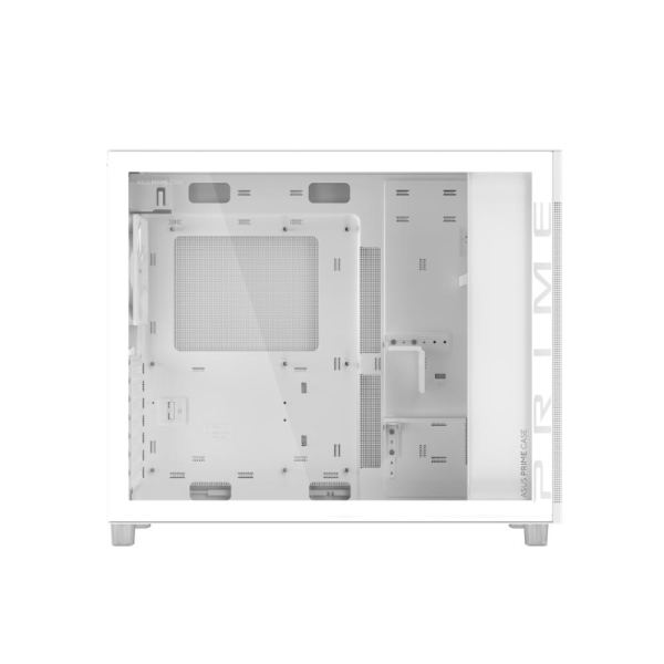 ASUS case PRIME AP303 TG WHITE, ATX, průhledná bočnice,1x120mm, bílá