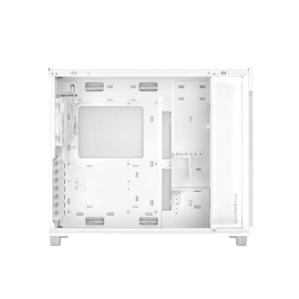 ASUS case PRIME AP303 TG WHITE, ATX, průhledná bočnice,1x120mm, bílá