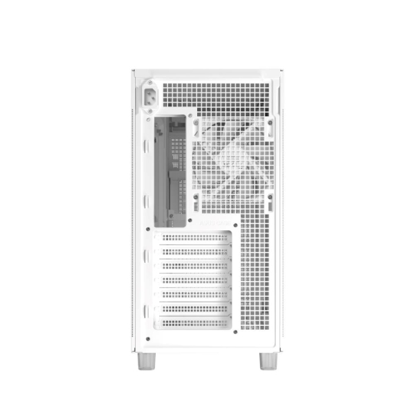 ASUS case PRIME AP303 TG WHITE, ATX, průhledná bočnice,1x120mm, bílá