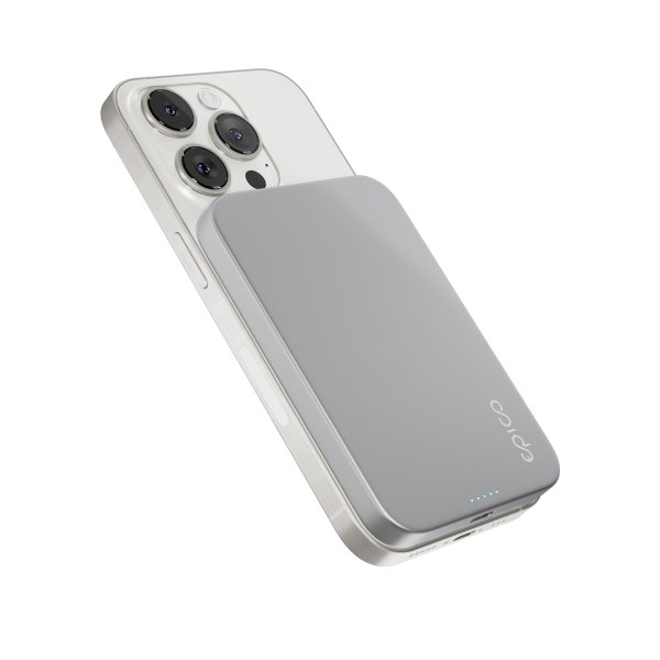 Epico 5000mAh Alu PowerBanka s MagSafe - stříbrná?v=1746079203