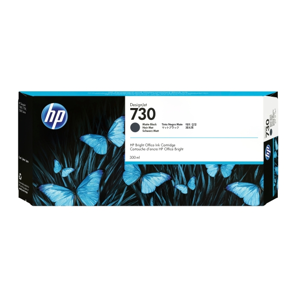 Náplň HP 730, P2V71A matně černá (300 ml)