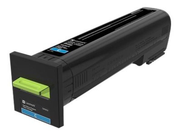 Toner Lexmark 72K20C0 azurový