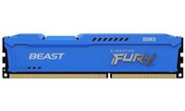 Kingston FURY Beast/DDR3/4GB/1600MHz/CL10/1x4GB/Blue