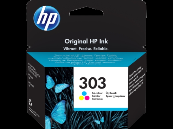 Náplň HP T6N01AE, HP 303 barevná (165 stran)