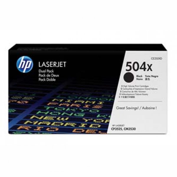 Toner HP CE250XD černý (2x 10 500 stran)