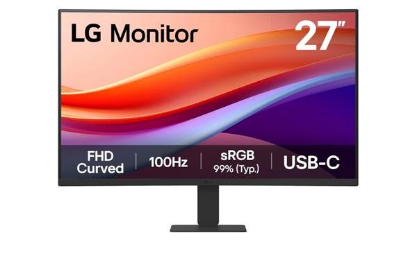 LG 27U421A-B 27"W VA LED 1920x1080 5ms 5 000 000:1 250cd HDMI USB-C(15W) čierny