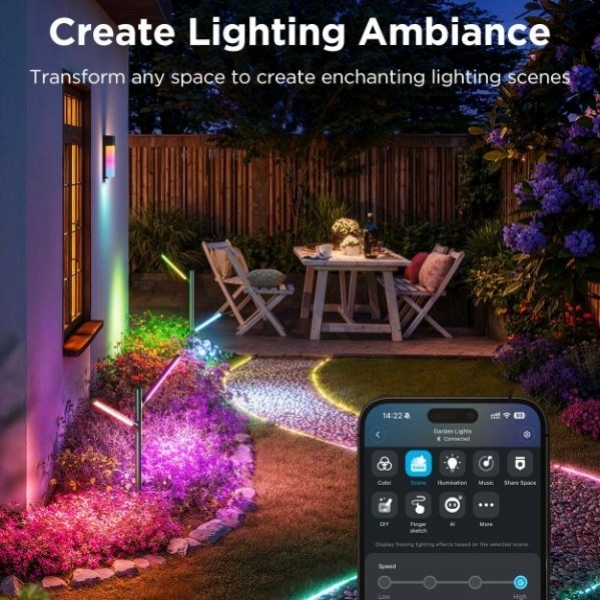 Govee RGBWW zahradní světlo 2ks Matter