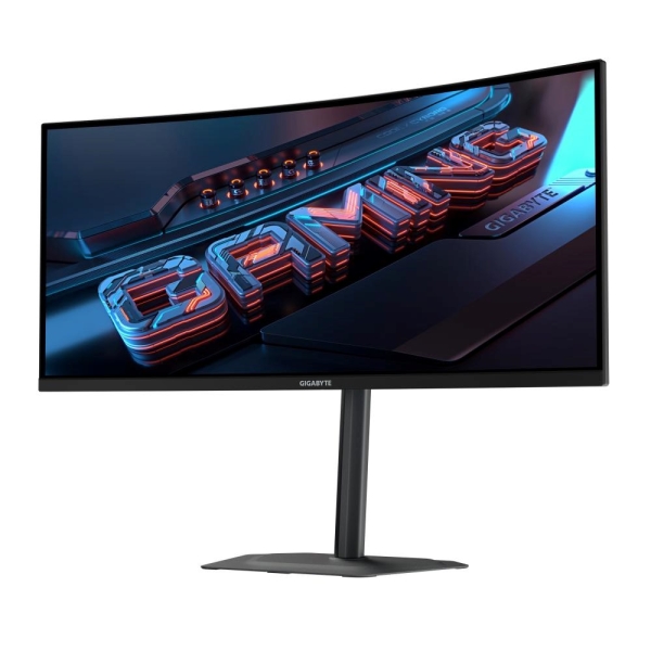 GIGABYTE LCD - 34" Gaming monitor G34WQC2, VA, 21:9, 3440x1440 QHD, 200Hz, 450 cd/m2, 1ms, 2xHDMI, 2xDP