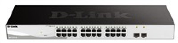 D-Link DGS-1210-26 26-port Gigabit Smart+ Switch, 24x GbE, 2x SFP, fanless?v=1746079203