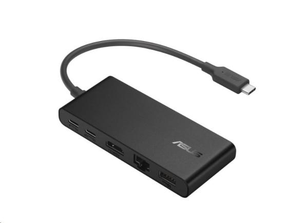 ASUS DC201 Dual 4K USB-C Dock, male: USB-C; female: HDMI,USB-A/C,RJ-45,PowerDelivery:100W