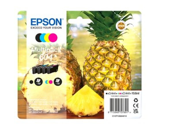 Náplň Epson 604, C13T10G64020 CMYK multipack blistr