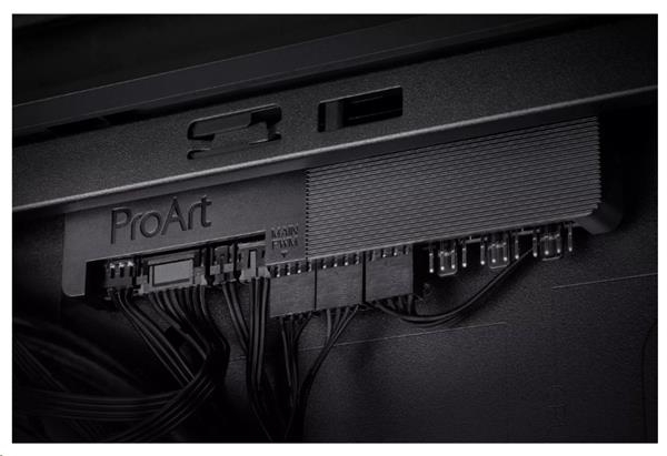 ASUS case PROART PA602 TG ARGB BLACK, Mid Tower, průhledná bočnice, černá