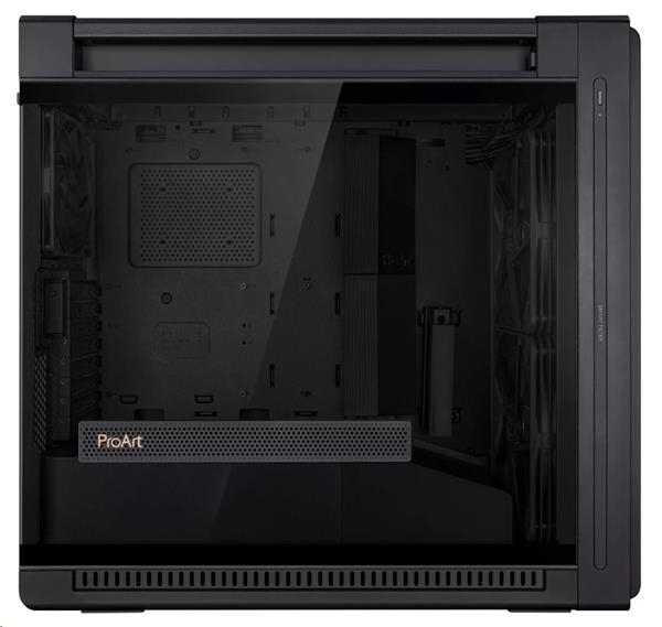 ASUS case PROART PA602 TG ARGB BLACK, Mid Tower, průhledná bočnice, černá