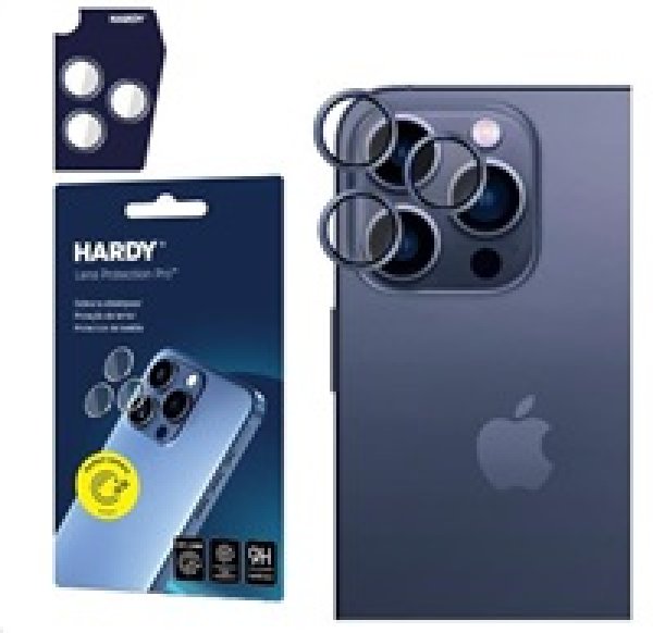 3mk ochrana kamery HARDY Lens Protection Pro pro iPhone 15 Pro Blue?v=1746878406