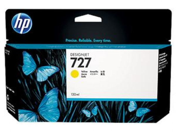 Náplň HP No.727, B3P21A žlutá (130 ml)