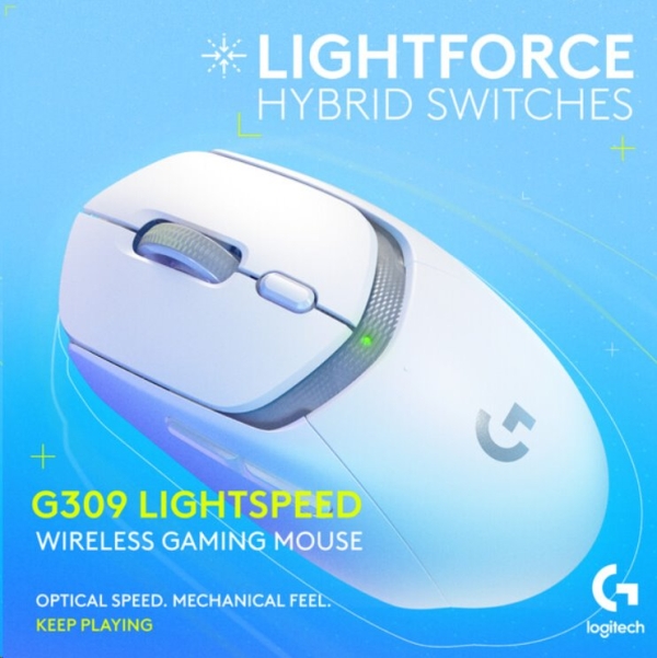 Logitech G309 LIGHTSPEED Gaming Mouse - WHITE - EER2