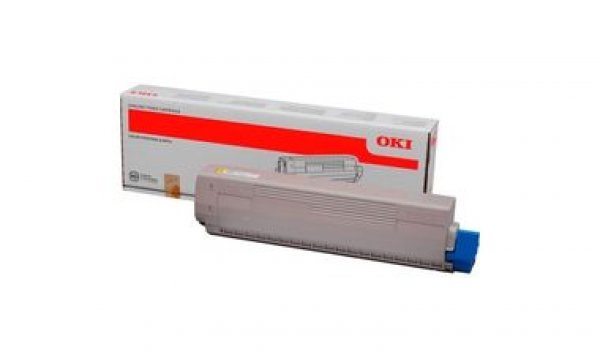 Toner OKI 45862837 žlutý (7 300 stran)