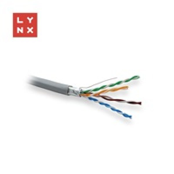 LYNX FTP kabel Cat5e, PVC, 0,5mm, celoměděný, vnitřní, šedý, box 305m?v=1755466814
