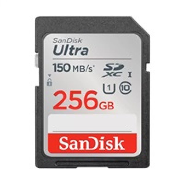 SanDisk Ultra/SDXC/256GB/150MBps/UHS-I U1 / Class 10/Černá