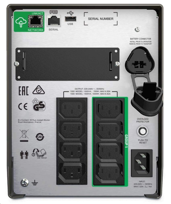 APC Smart-UPS 1000VA LCD 230V with SmartConnect (700W)