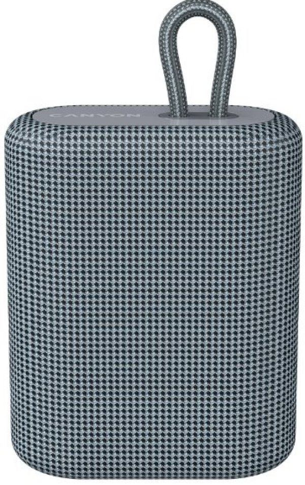 CANYON reproduktor BSP-4, BT V5.0, BLUETRUM AB5365A, 5W, 1200mAh, USB-C, microSD, šedá