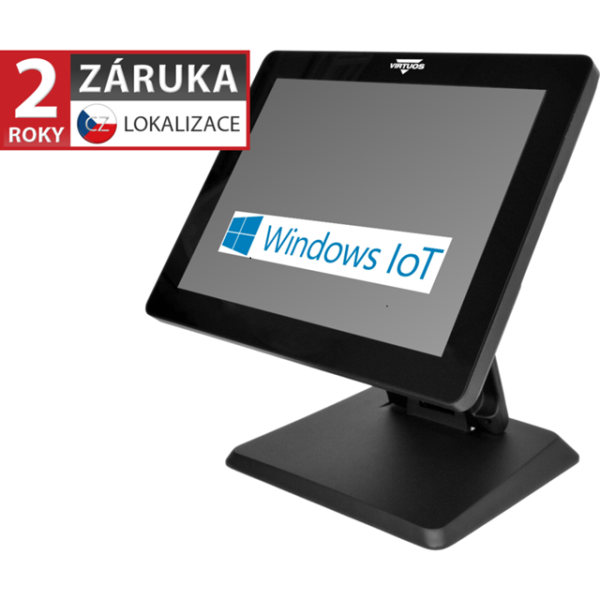 VIRTUOS BPOS BP-1588, 15'' LCD LED, 400 cd/m2, J6412, 8GB RAM, 256GB SSD, Win11 IoT, kapacitní, černý?v=1747632840