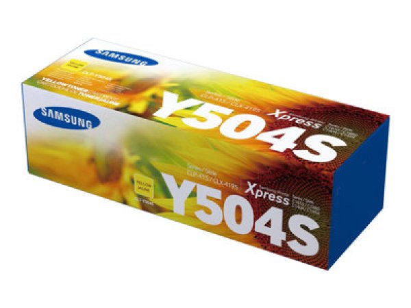 Toner SAMSUNG CLT-Y504S žlutý (1 800 stran)