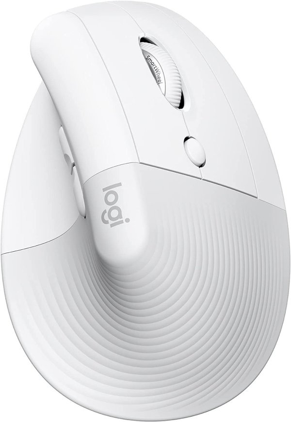 Logitech Lift Vertical Ergonomic Mouse for Business, Mac, off-white/pale grey?v=1764920548