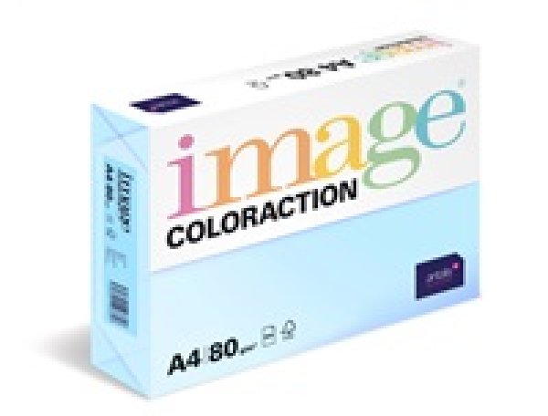 Xerografický papír Coloraction, Lagoon, A4, 80 g/m2, světle modrý, 100 listů, vhodný pro inkoustový tisk