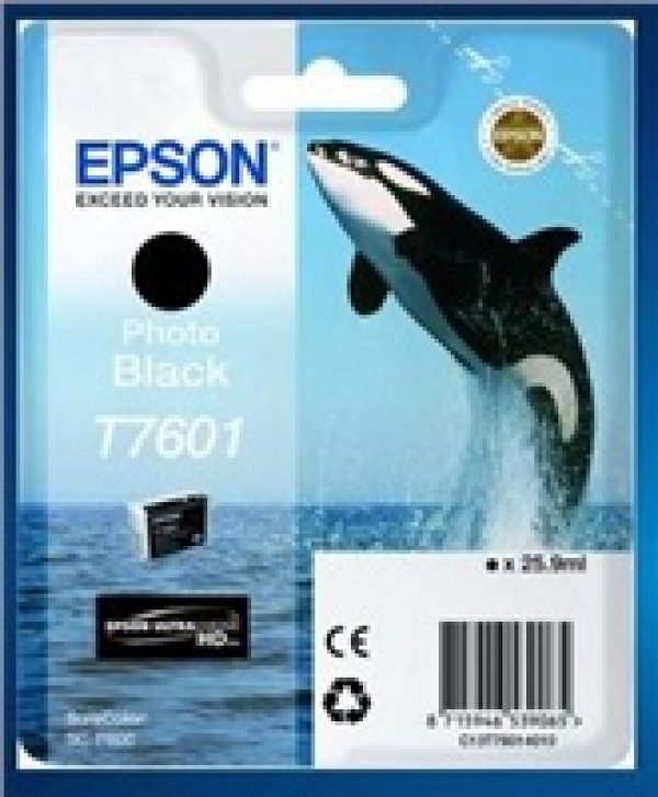 Náplň Epson C13T76014010 foto černá blistr