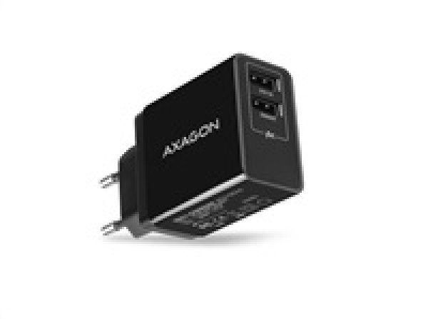 AXAGON ACU-DS16, SMART nabíječka do sítě, 2x USB výstup 5V/2.2A + 5V/1A, 16W
