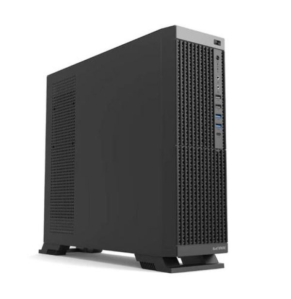 1stCOOL skříň COMPACT 2, Micro Tower, AU, USB 3.0, USB-C, CR, 1x 60mm Fan, černá