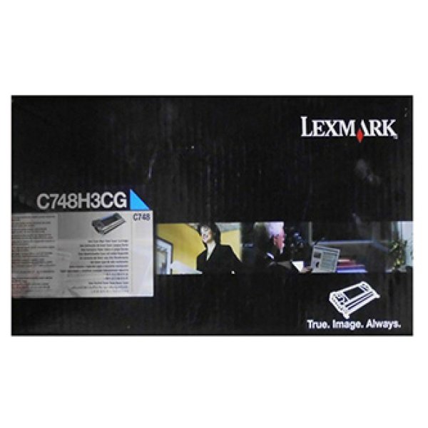 Toner Lexmark C748H3CG azurový