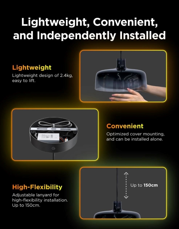 Govee Pendant Light RGBICWW závěsná lampa Matter