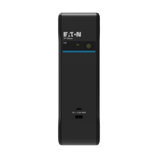 EATON UPS 3P Ellipse 700 USB IEC, Off-line, Tower, 700VA/420W, výstup 4x IEC C13, USB, bez ventilátoru