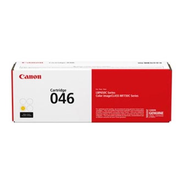 Toner CANON 046Y, 1247C002 žlutý (2 300 stran)