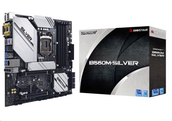 BIOSTAR B560M-SILVER, LGA 1200, Intel B560, 4xDDR4, HDMI/DVI-D/DP, 2xPCI-E x16, 1xPCI-E x1, 6xSATA, 2?v=1761864003