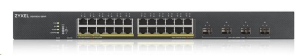Zyxel XGS1935-28HP, 28 Port Lite-L3 Smart Managed PoE Switch, 24x Gigabit PoE and 4x 10G SFP+, hybrid mode