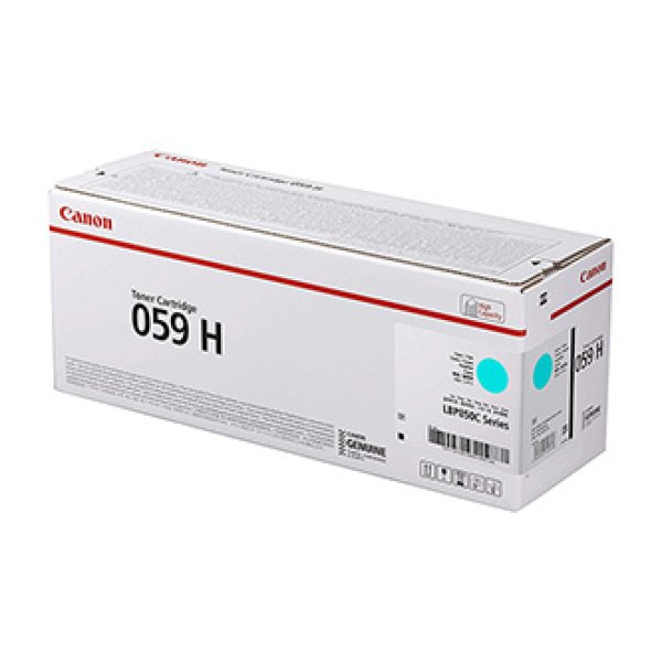 Toner CANON 059HC, 3626C001 azurový (13 500 stran)